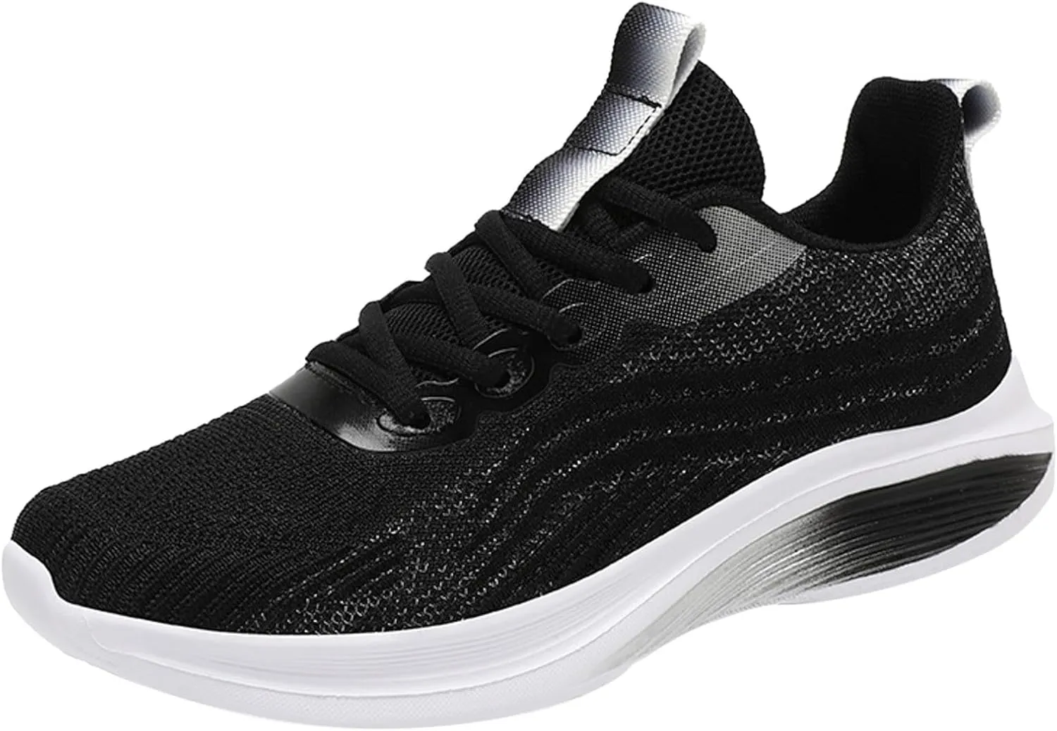 Arch Support Hiking Shoes for Men Casual Sneaker Mesh Breathable Walking Shoe Breathable Lace Up Shoes for Men