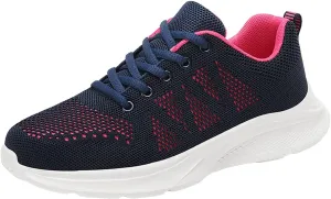 Arch Support Non Slip Minimalist Shoes for Men Breathable Mesh Fashion Sneaker Breathable Lace Up Shoes for Men