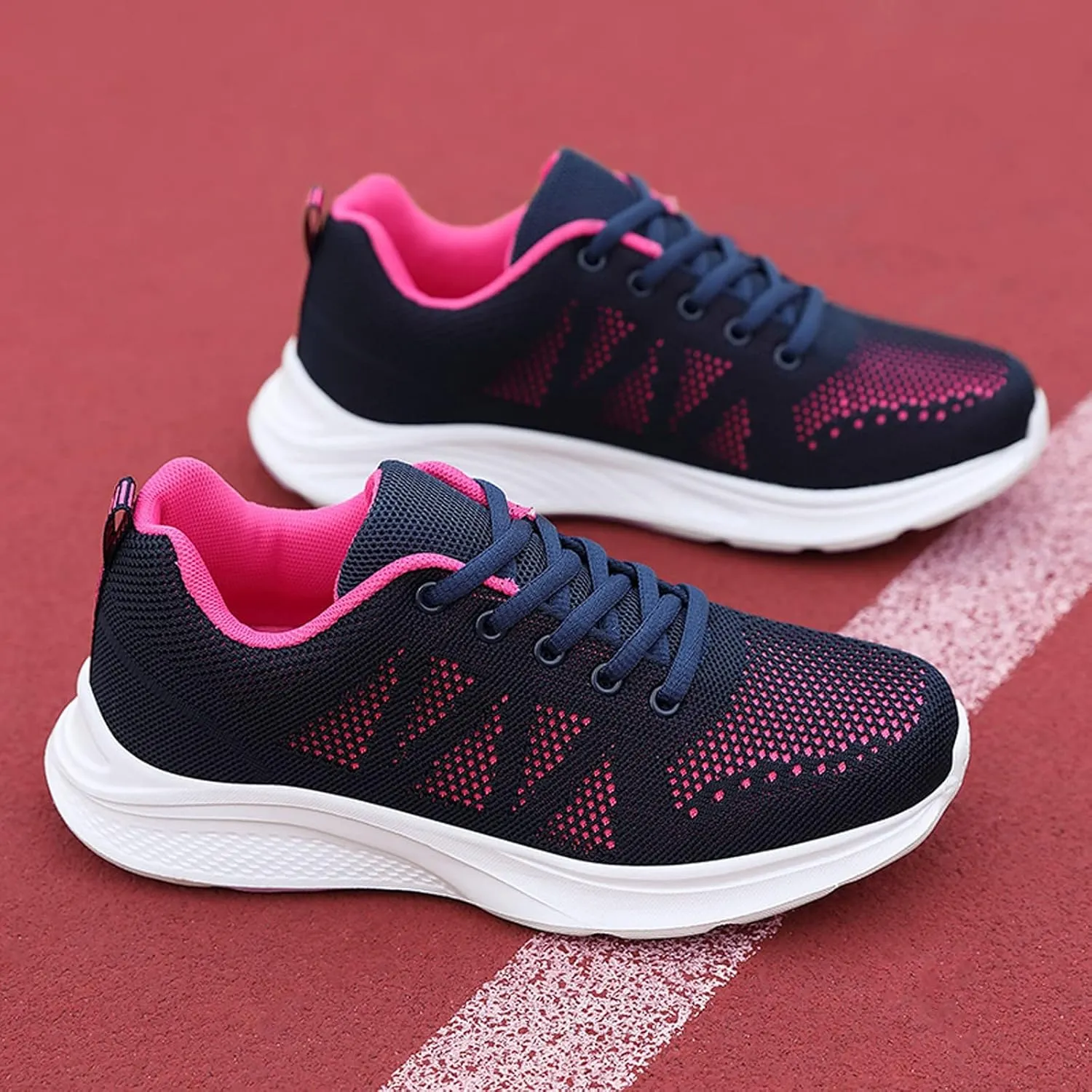 Arch Support Non Slip Minimalist Shoes for Men Breathable Mesh Fashion Sneaker Breathable Lace Up Shoes for Men