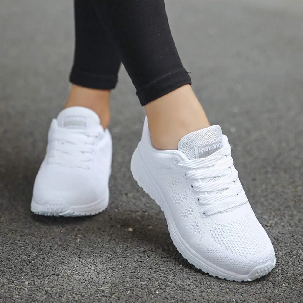 Arch Support Orthopedic Sneakers for Women Casual Lace Up Non Slip Walking Shoes Fashionable Glitter Sneakers