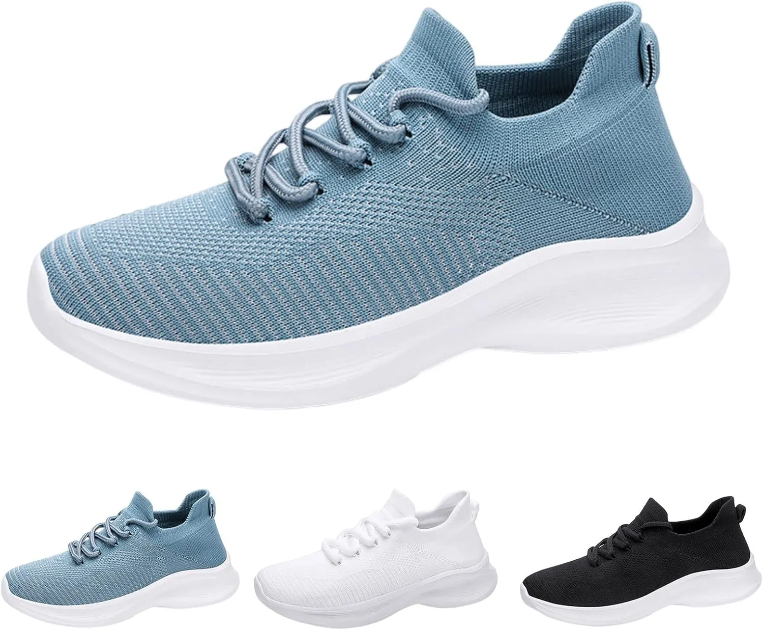 Arch Support Platform Sneakers for Women Lightweight Casual Sneakers for Gym Travel Work Versatile Dress Shoe