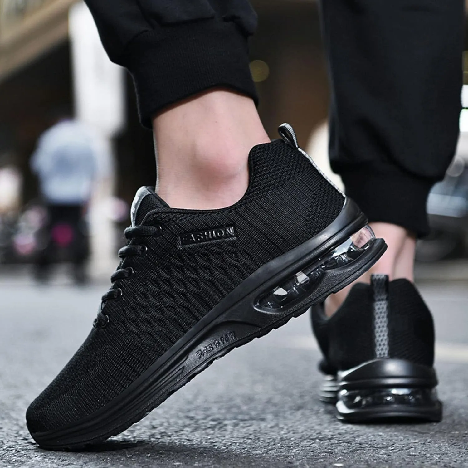 Arch Support Sports Shoes for Men Lightweight Breathable Slip on Running Shoe Breathable Diabetic Shoes for Men
