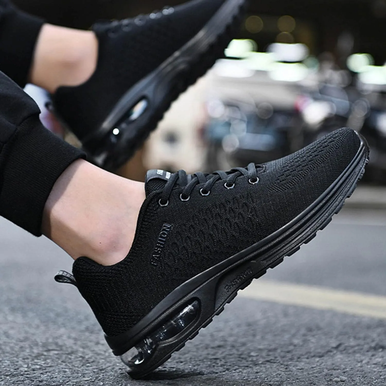 Arch Support Sports Shoes for Men Lightweight Breathable Slip on Running Shoe Breathable Diabetic Shoes for Men