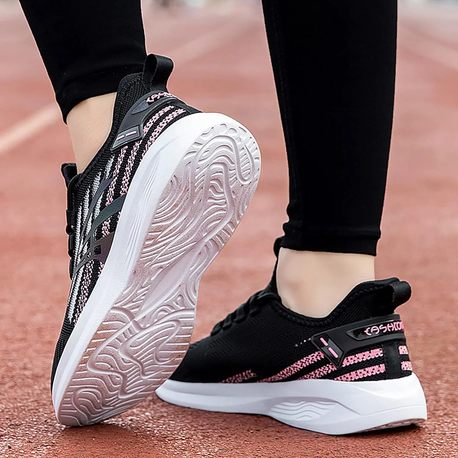 Black Sneakers for Women Workout Zapatos para Mujer Comodos Walking Shoes for Women White Platform Sneakers for Women Wide Zapatos para Mujer Antideslizante De Trabajo Con Arco