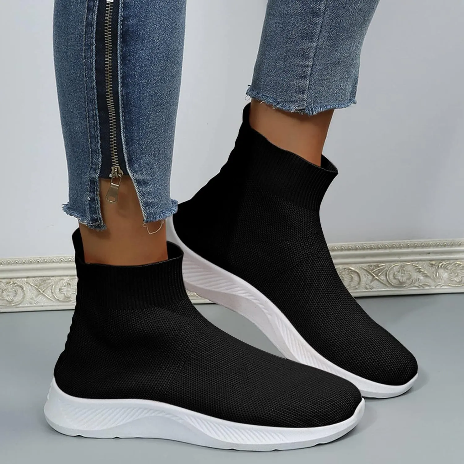 Bowling Shoes Women 8 Black Non Slip Work Shoes Women Wide Feet All Black Nursing Shoes for Women Womens White Sneakers Casual Wide Womens Walking Sneakers with Arch Support