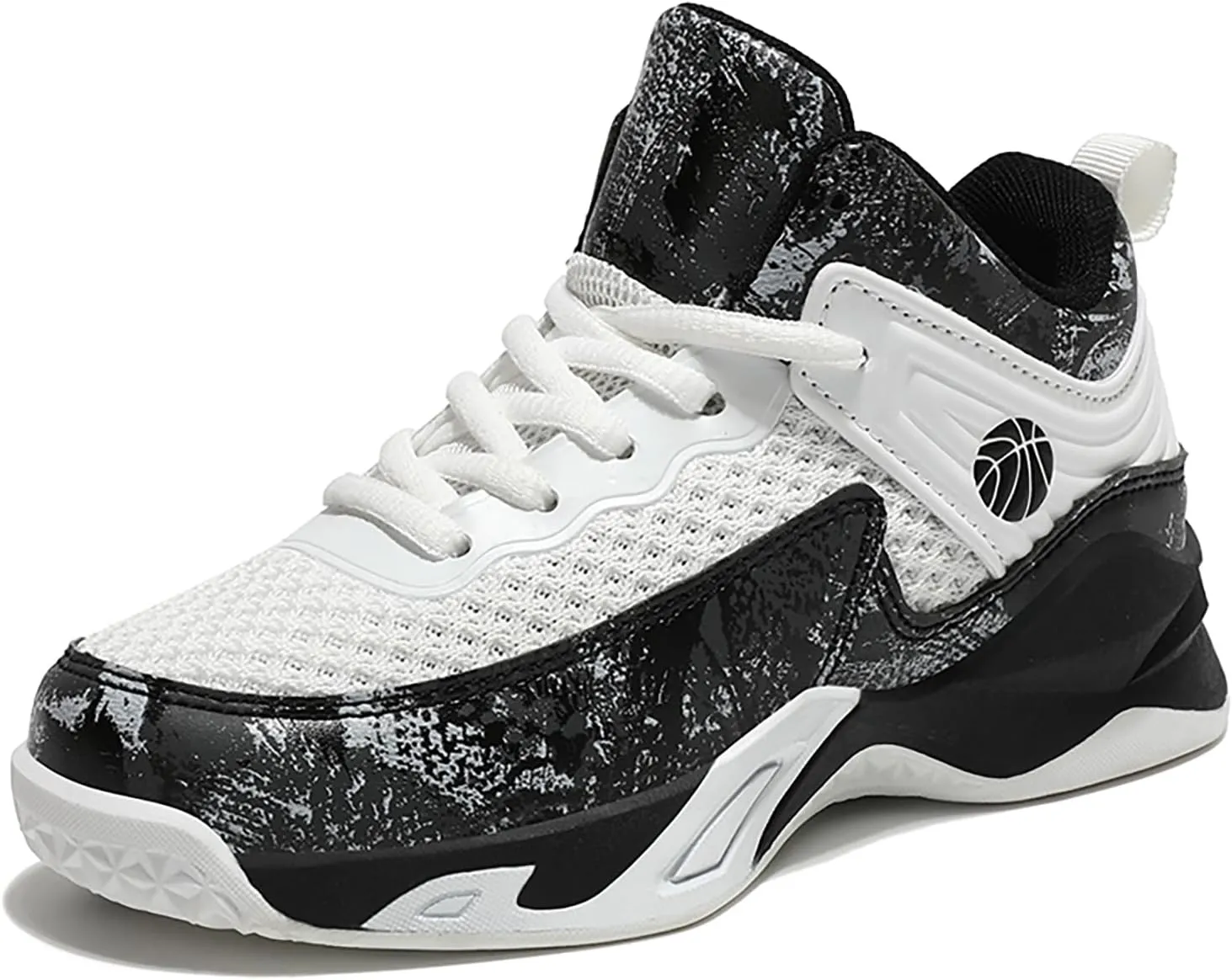 Boys Basketball Shoes Lightweight Breathable Kids Basketball Sneakers Fashion Walking Tennis Shoes for Boys Girls