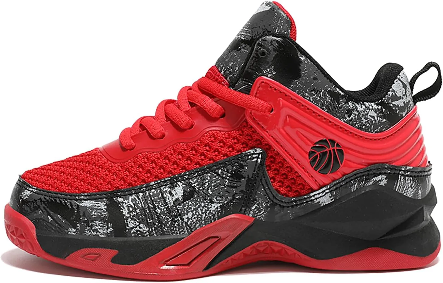 Boys Basketball Shoes Lightweight Breathable Kids Basketball Sneakers Fashion Walking Tennis Shoes for Boys Girls