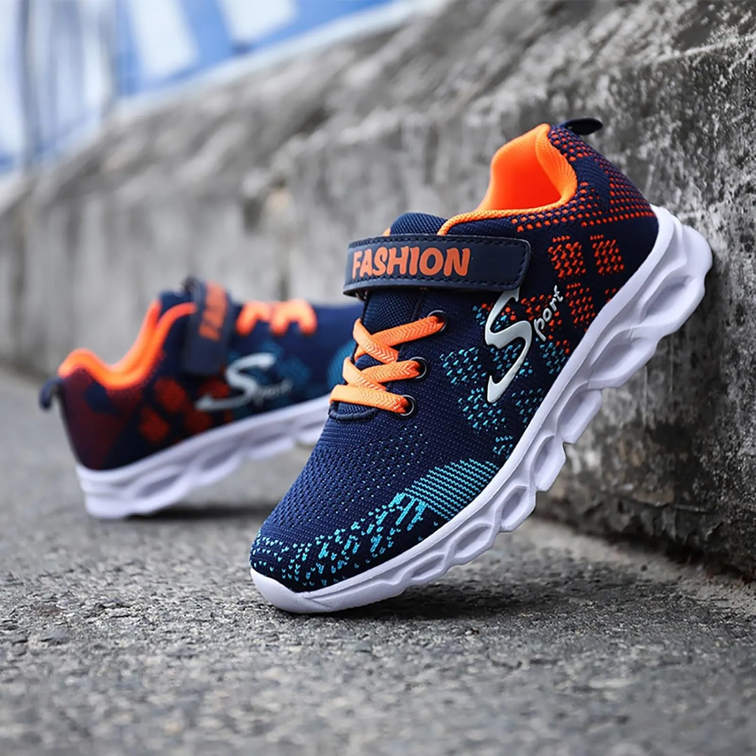 Boys Girls Shoes Kids Tennis Athletic Running Walking Lightweight Sneakers for Little/Big Kid Breathable Football Shoes
