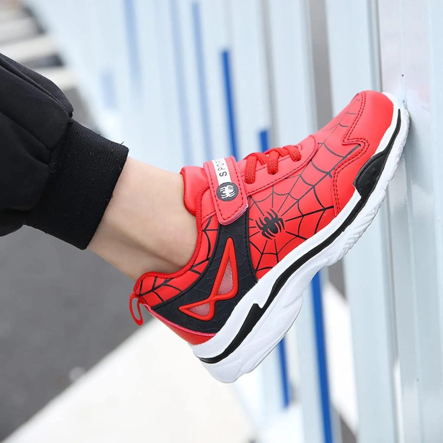 Boys Lightweight Sneakers Leather Kids Toddler Girls Tennis Running Shoes