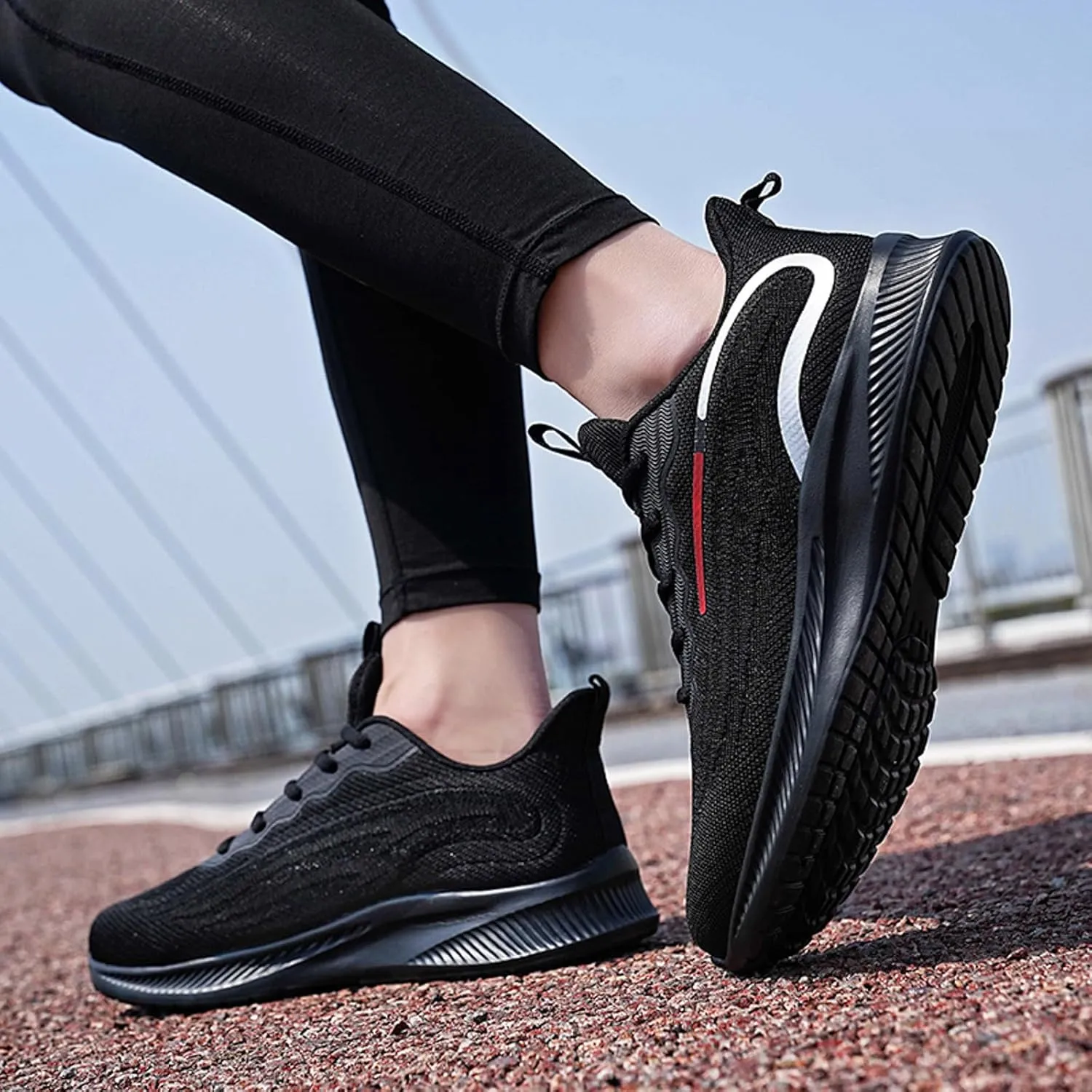 Breathable Diabetic Shoes for Men Casual Sneaker Mesh Breathable Walking Shoe Outdoor Non Slip Jogging Sneakers