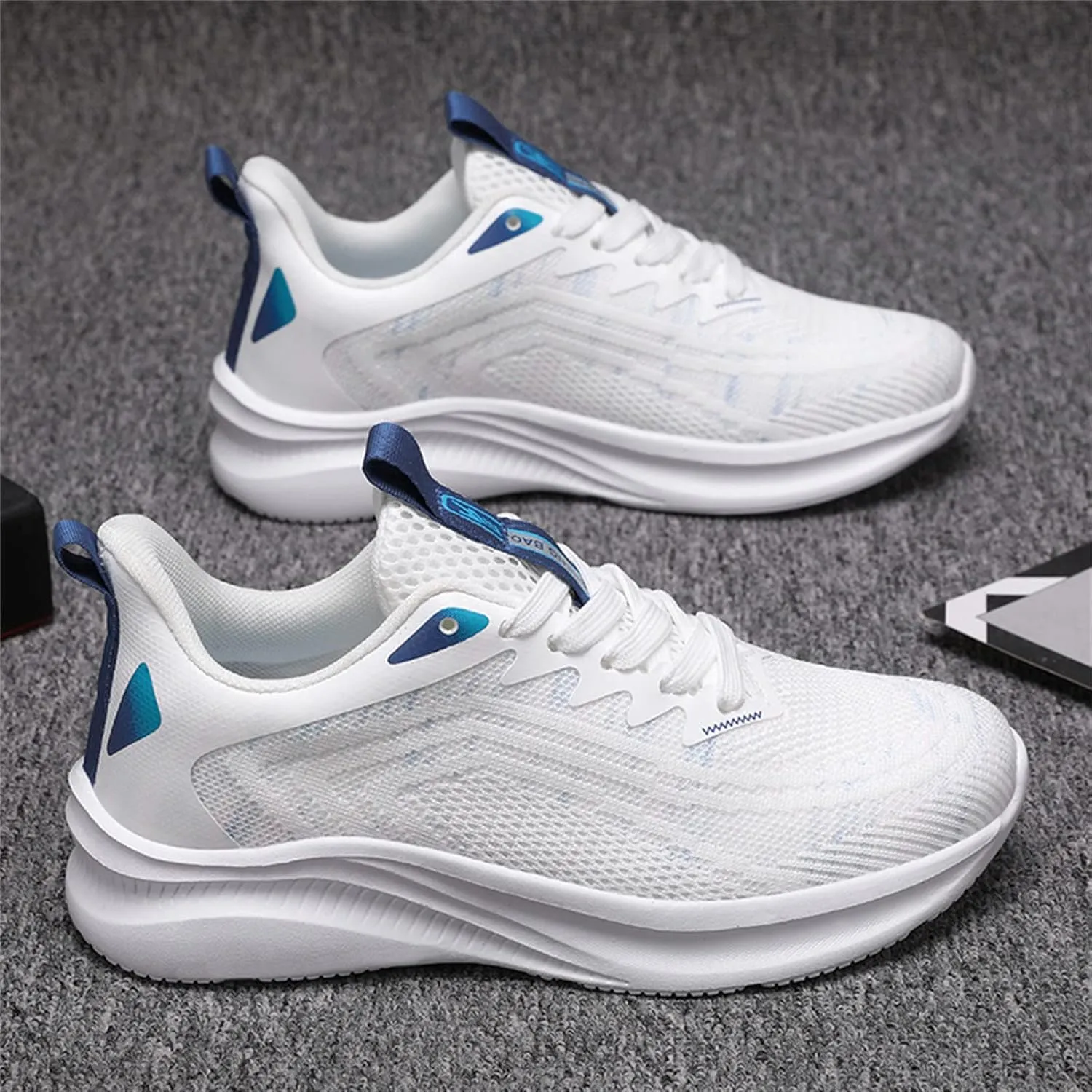 Breathable Walking Shoes for Men Breathable and Light Outdoor Comfy Walking Shoe Lightweight Work Shoes for Men