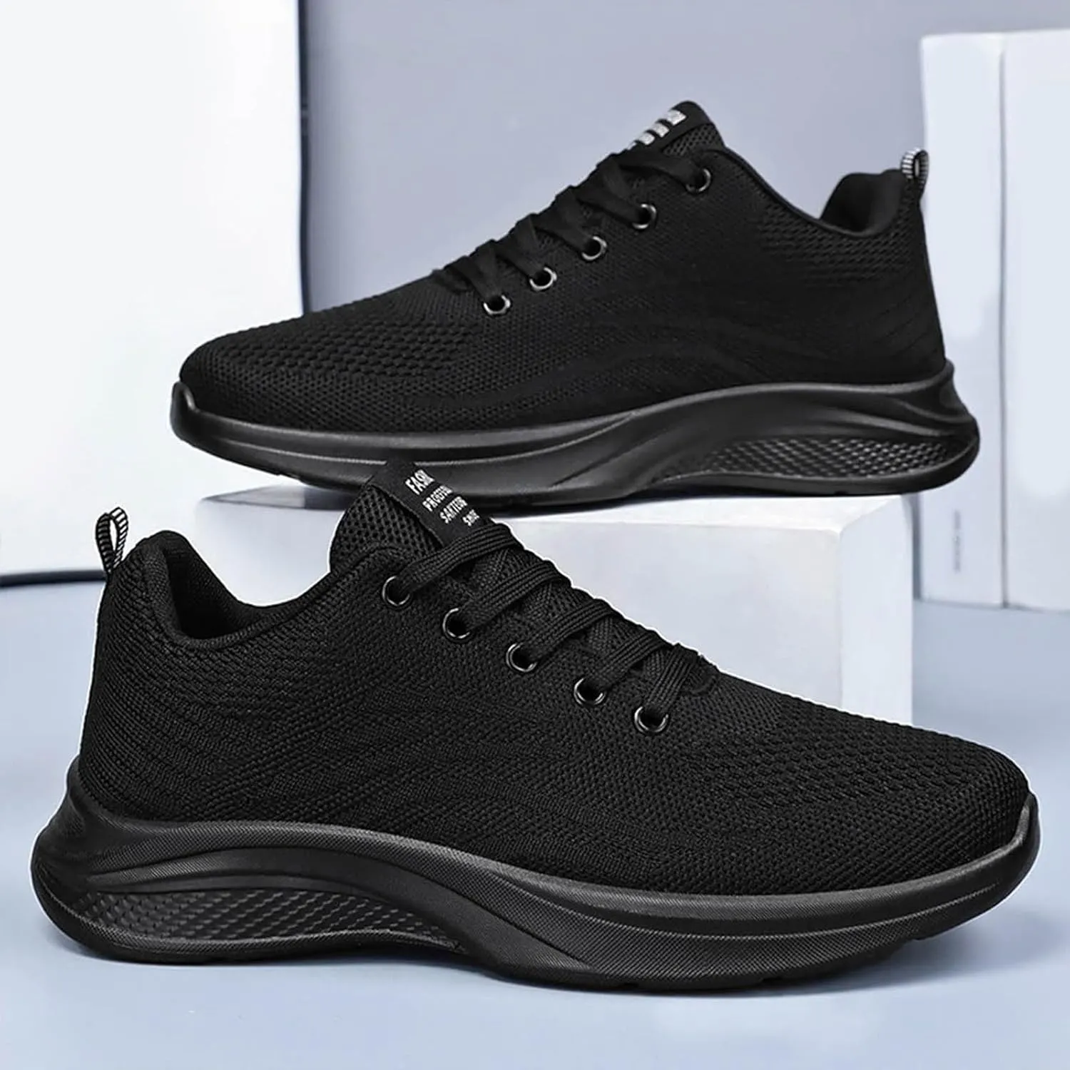 Breathable Walking Shoes for Men Breathable Casual Comfortable Walking Sneaker Breathable Lace Up Shoes for Men