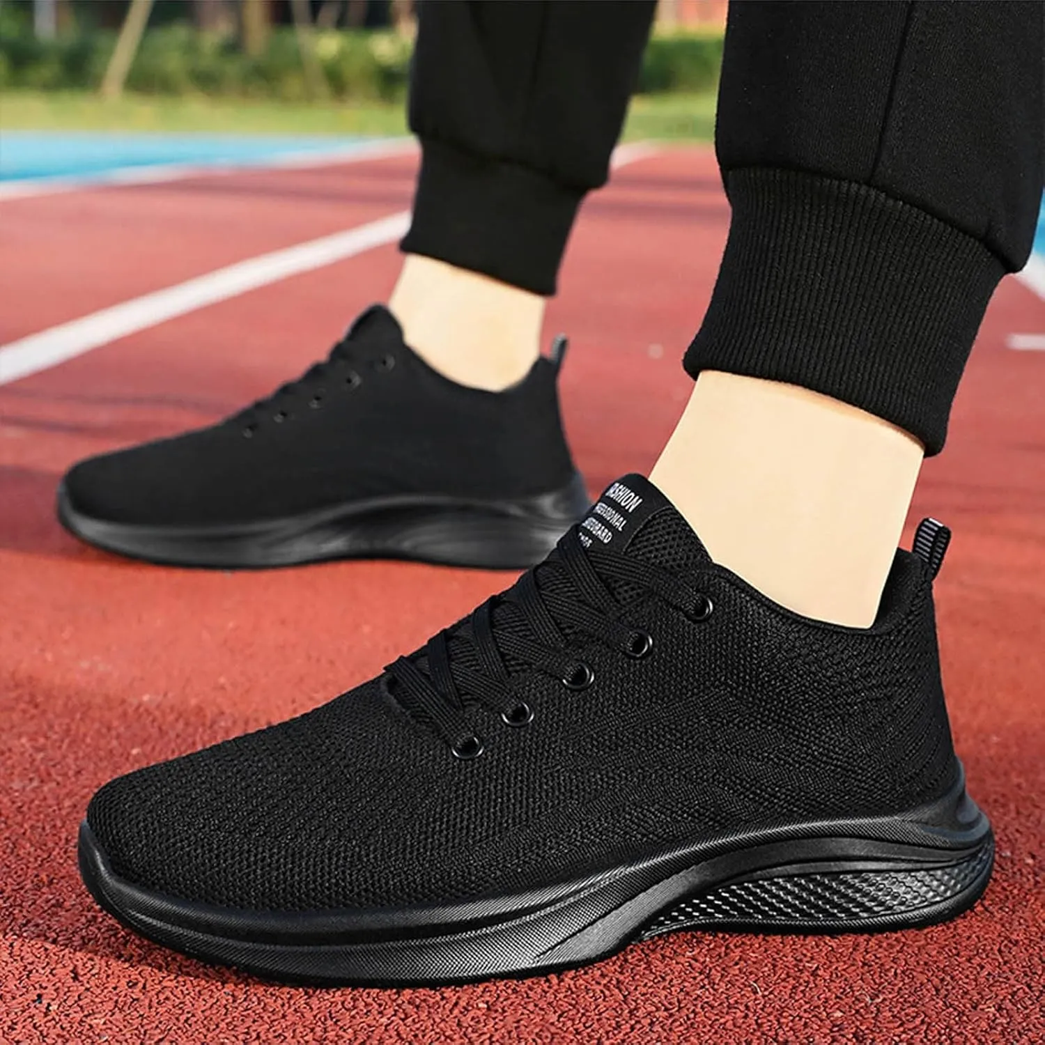 Breathable Walking Shoes for Men Breathable Casual Comfortable Walking Sneaker Breathable Lace Up Shoes for Men