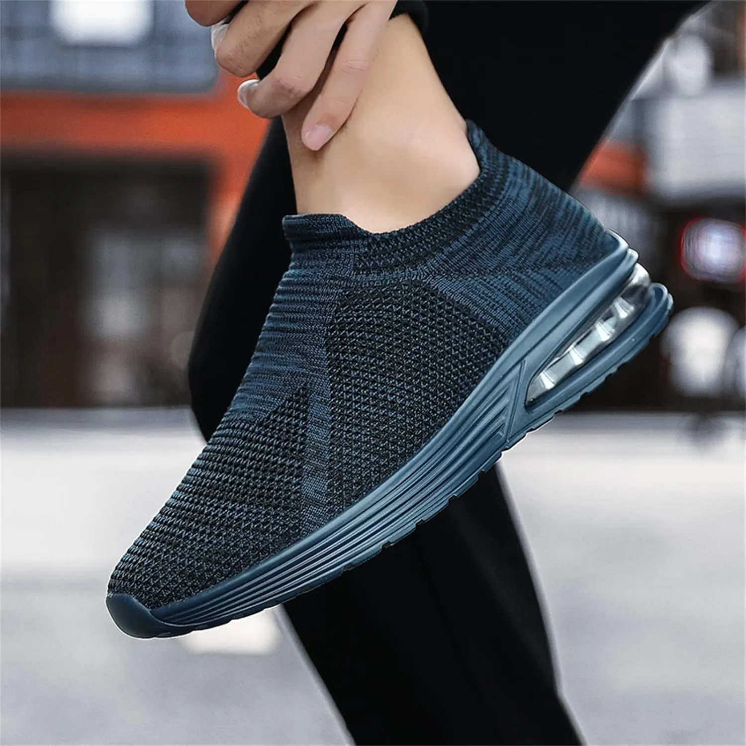 Breathable Walking Shoes for Men Lightweight Breathable Slip on Running Shoe Men's Classic Casual Walking Shoes