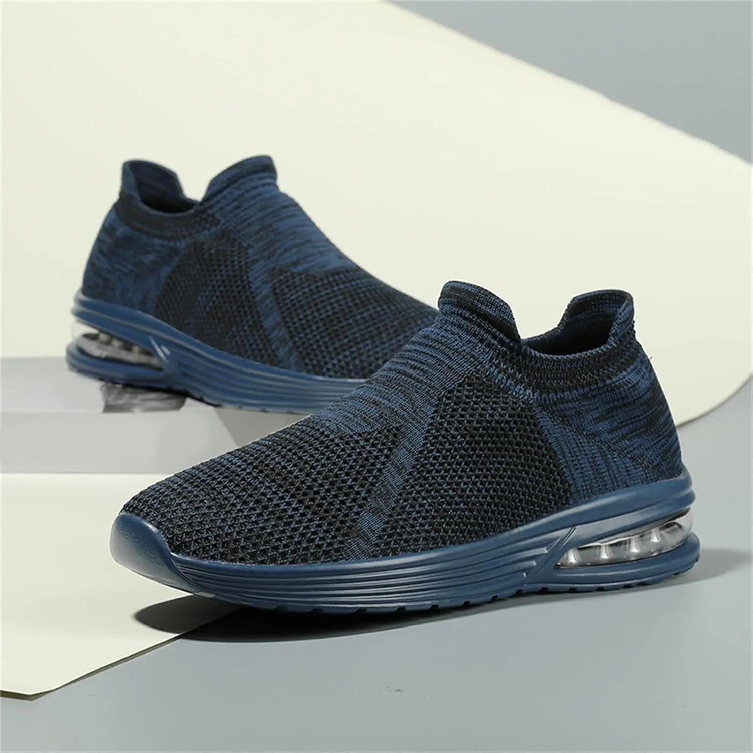Breathable Walking Shoes for Men Lightweight Breathable Slip on Running Shoe Men's Classic Casual Walking Shoes