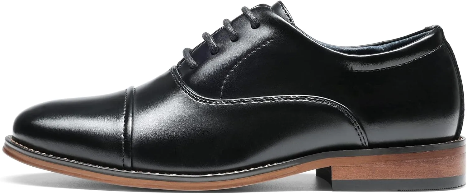 Bruno Marc Boy's Classic Oxfords Dress Shoes