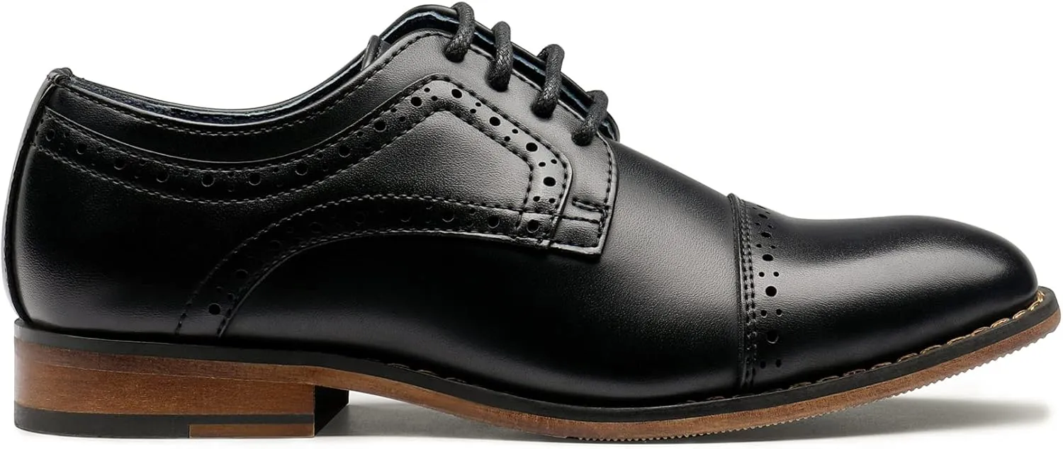 Bruno Marc Boy's Prince-K1 Classic Oxfords Dress Shoes