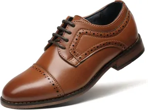 Bruno Marc Boy's Prince-K1 Classic Oxfords Dress Shoes