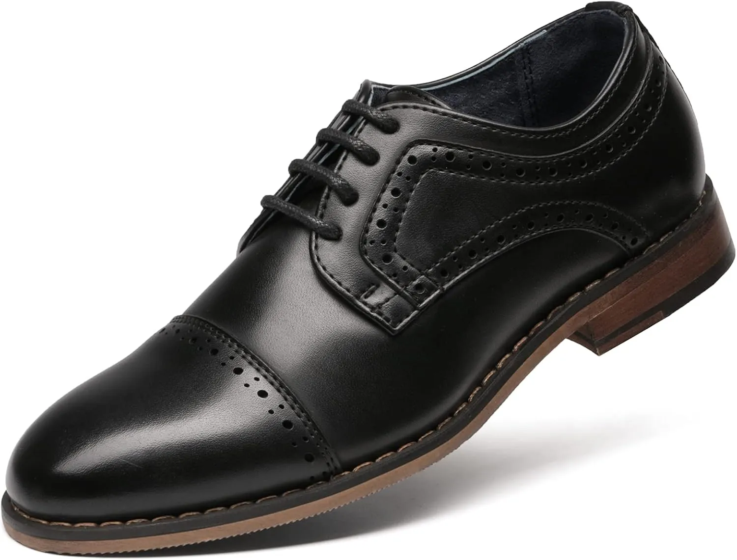 Bruno Marc Boy's Prince-K1 Classic Oxfords Dress Shoes