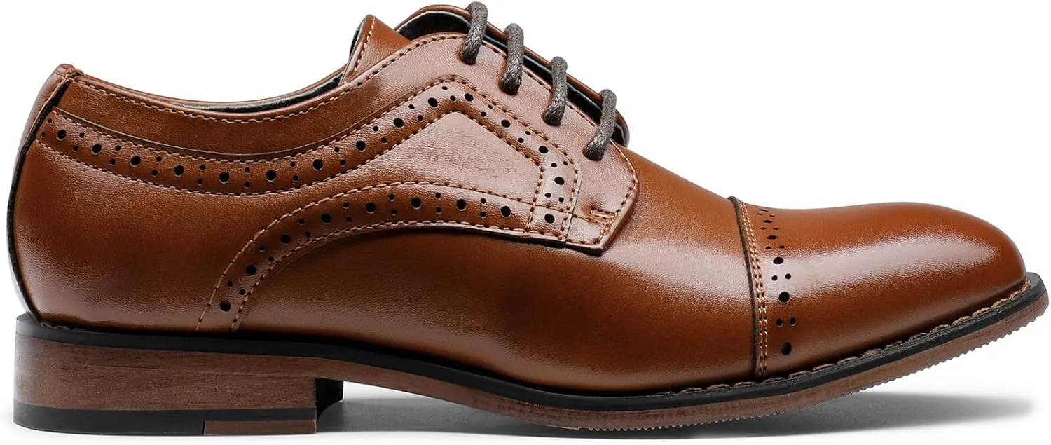 Bruno Marc Boy's Prince-K1 Classic Oxfords Dress Shoes