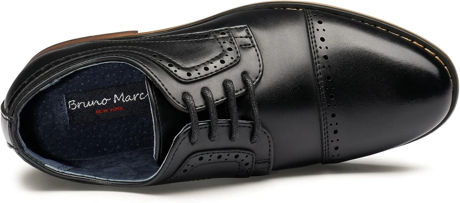 Bruno Marc Boy's Prince-K1 Classic Oxfords Dress Shoes