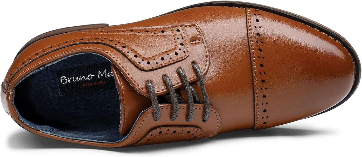 Bruno Marc Boy's Prince-K1 Classic Oxfords Dress Shoes