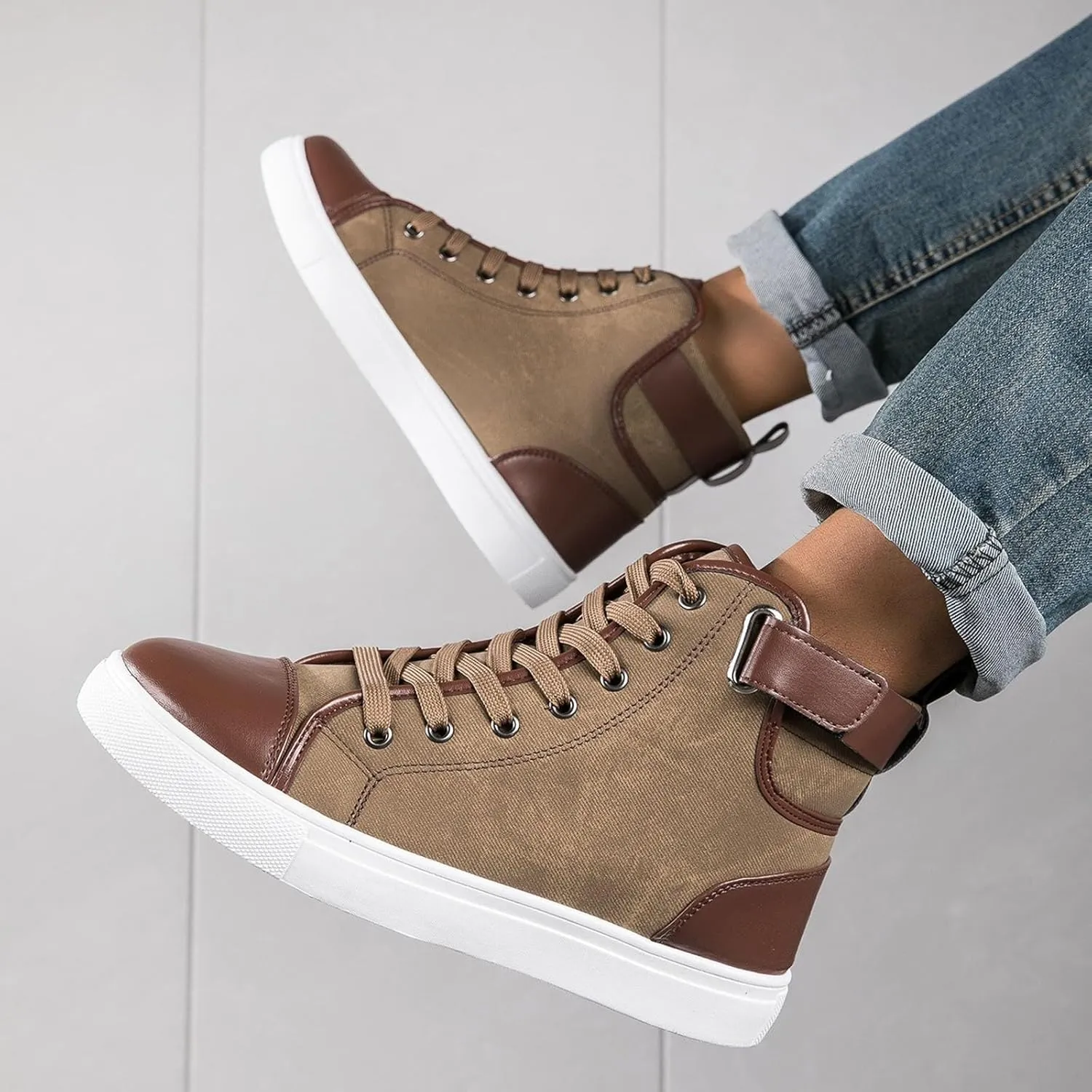 Casual Walking Shoes Mens Shoes Lightweight Casual PU Sneakers Walking for Men