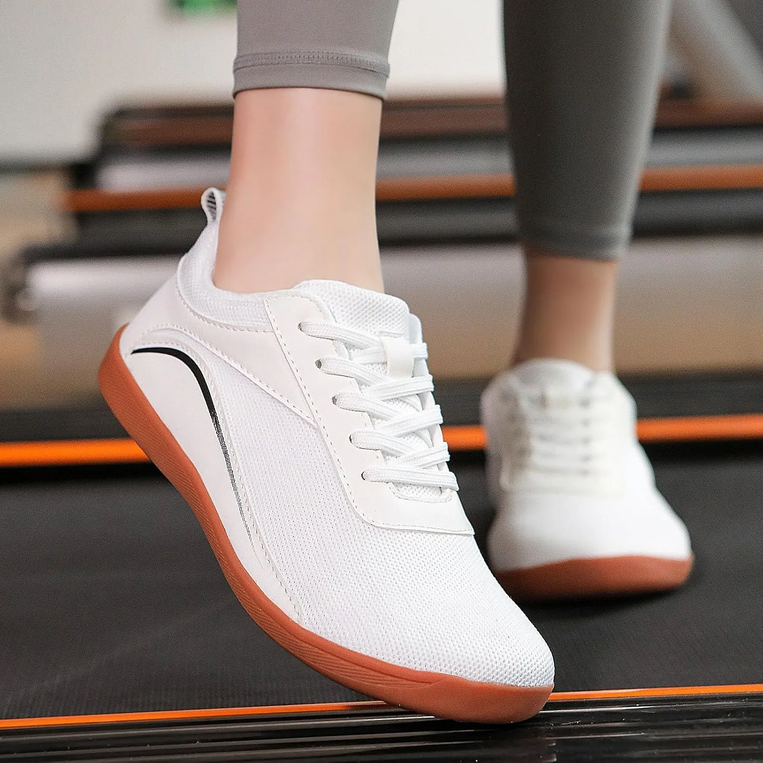 Couple Mesh Sports Casual Shoes Breathable Flat Bottom Lightweight Plus Size Comfortable Walking Mens Sneaker Socks