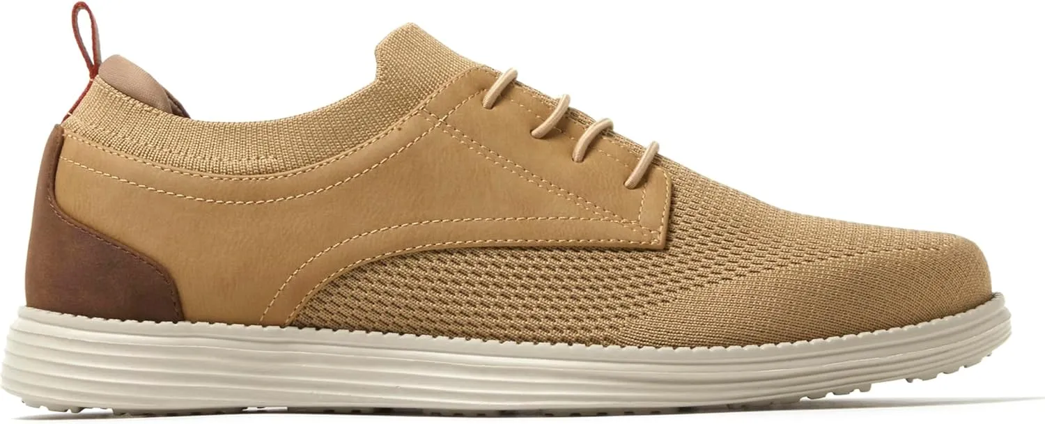 Dearfoams Men's Nash Slip on Oxford Lightweight, Breathable with Arch Support Dress Shoe