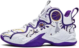 DHOVOR Mens Basketball Shoes, Teenager Fashion Basketball Sneakers, Anti-Slip Basketball Trainers Sports Shoes for Men Walking Shoes Outdoor and Indoor