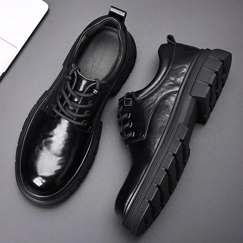 Elegant Wingtip Dress Oxford Shoes Lightweight Construction Wedding Receptions Business Conferences Flexible Rubber Sole