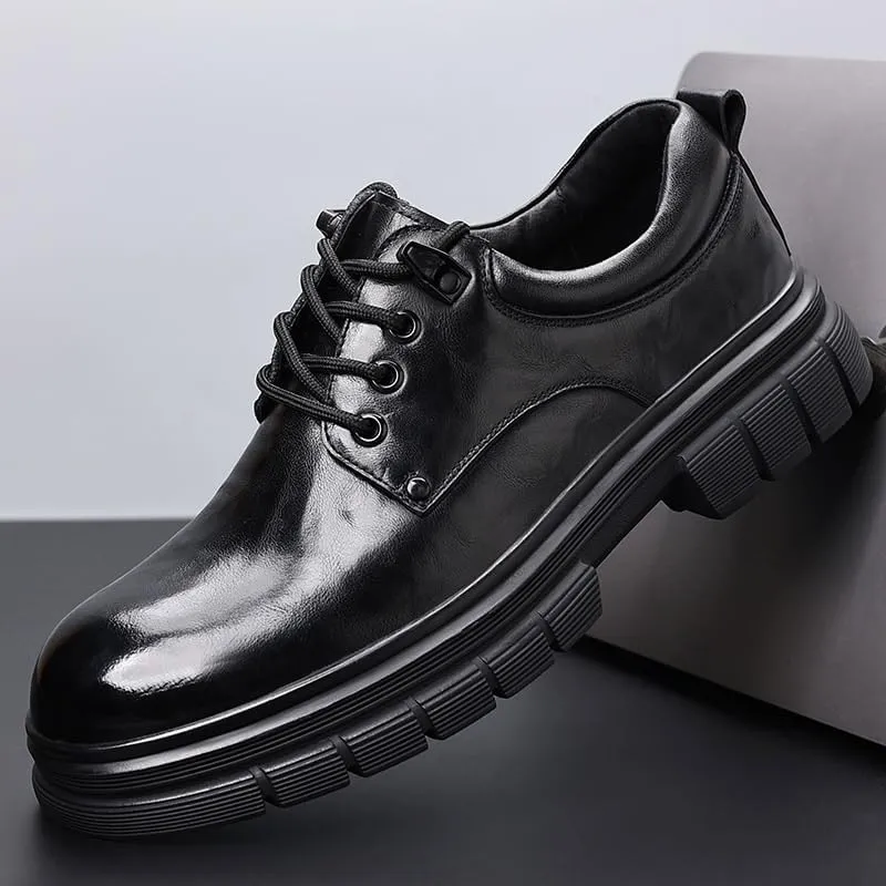 Elegant Wingtip Dress Oxford Shoes Lightweight Construction Wedding Receptions Business Conferences Flexible Rubber Sole