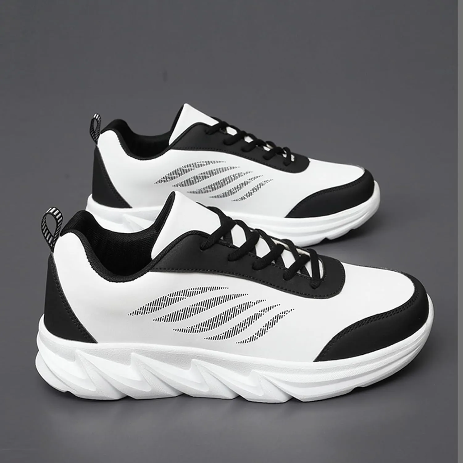Fashion Sneakers Casual Shoe for Men Men Sports Shoes Fashionable New Pattern Simple Color Matching Round Toe Lace Up
