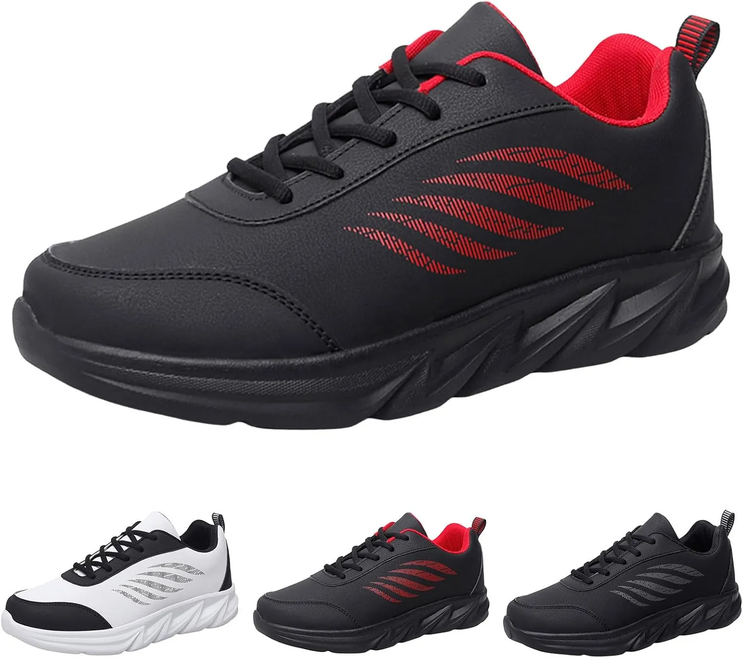 Fashion Sneakers Casual Shoe for Men Men Sports Shoes Fashionable New Pattern Simple Color Matching Round Toe Lace Up
