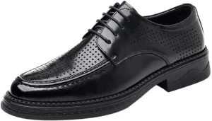 Genuine Leather Tuxedo Shoes Classic Men's Lace-Up Dress Shoes Comfortable Formal Business Oxfords