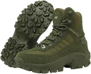High-Top Hiking Boots for Adventures Men's High-Top Hiking Boots - Durable, Non-Slip, Lace-Up for Outdoor Adventures & Sports