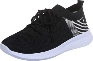 High Top Sneakers for Women Wide Width Walking Shoes for Women with Arch Support and Comfort Wide Nurses Tennis Shoes for Women Comfortable Non Slip All Black Womens Running Shoes Slip On Sneakers
