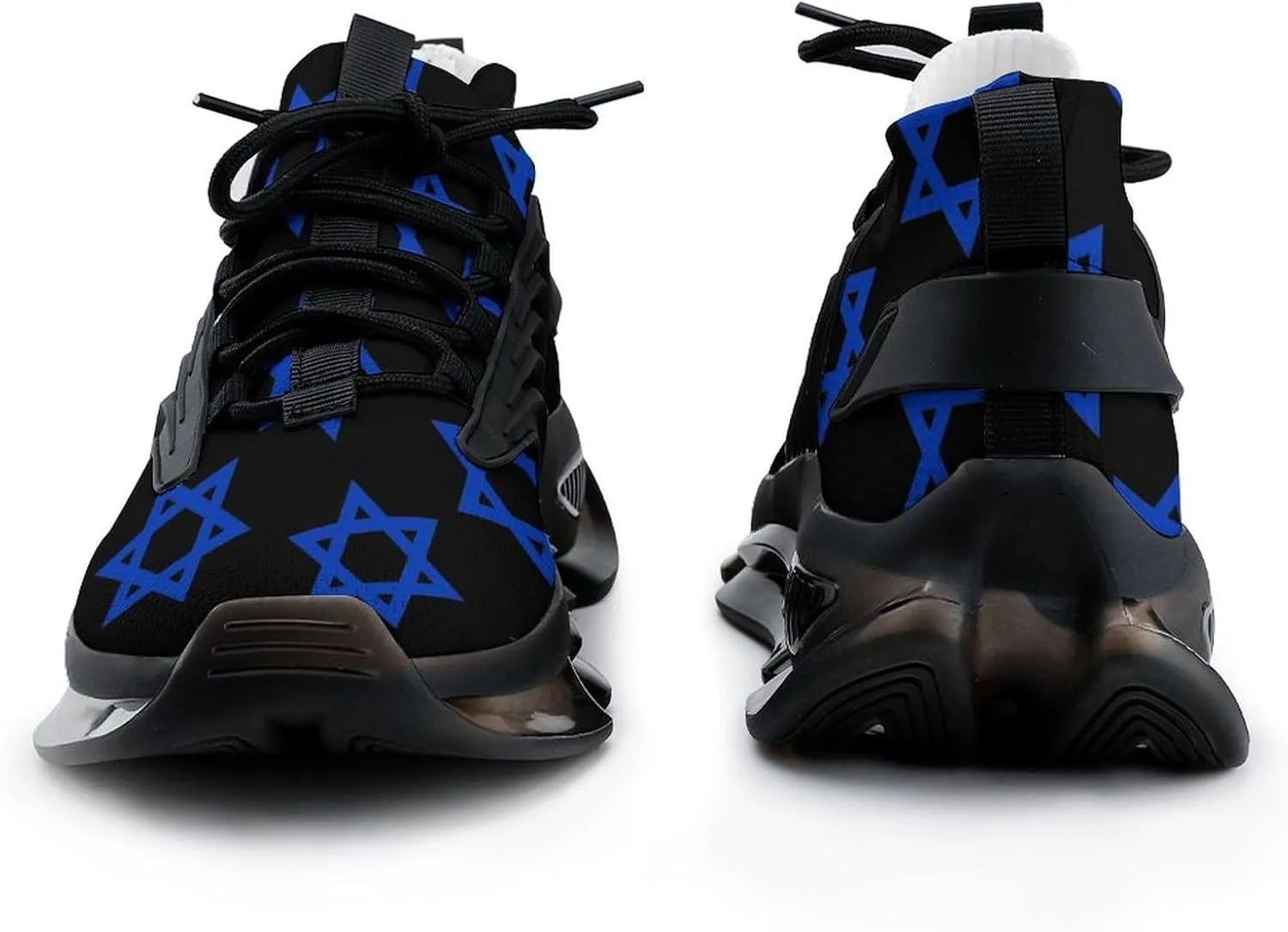 Israel Flag Hexagram Sport Shoes for Men Women Non Slip Lightweight Breathable Walking Running Shoes