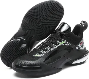 Lace Up Graffiti Fashionable Lightweight Casual Basketball Shoes Skateboarding Shoes for Men Women