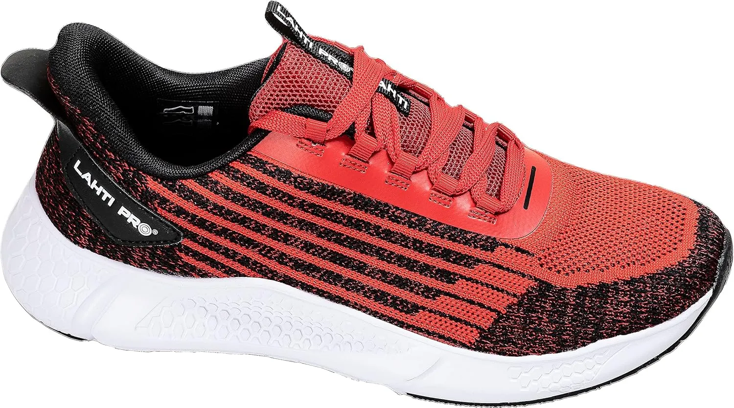 Lahti PRO Shoes Men's Running Shoes Size: 44 | Colour: Red | Trainers Outdoor Sports Shoes Leisure Shoes Trainers Walking Shoes Jogging Shoes Breathable Road Running Shoes Running Shoes
