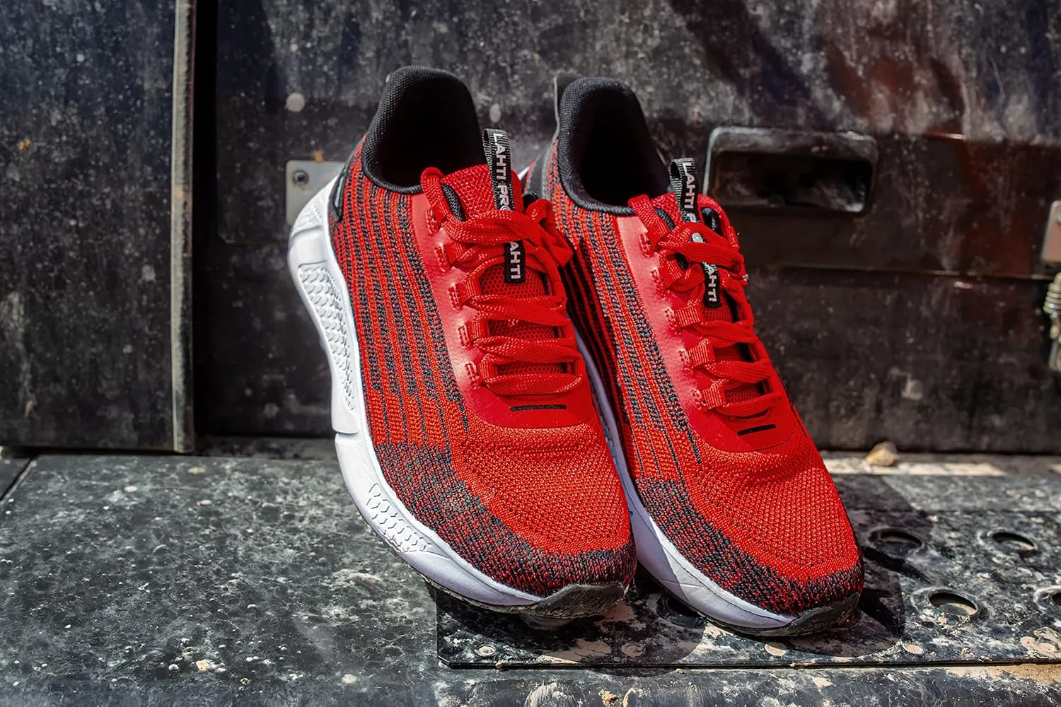 Lahti PRO Shoes Men's Running Shoes Size: 44 | Colour: Red | Trainers Outdoor Sports Shoes Leisure Shoes Trainers Walking Shoes Jogging Shoes Breathable Road Running Shoes Running Shoes
