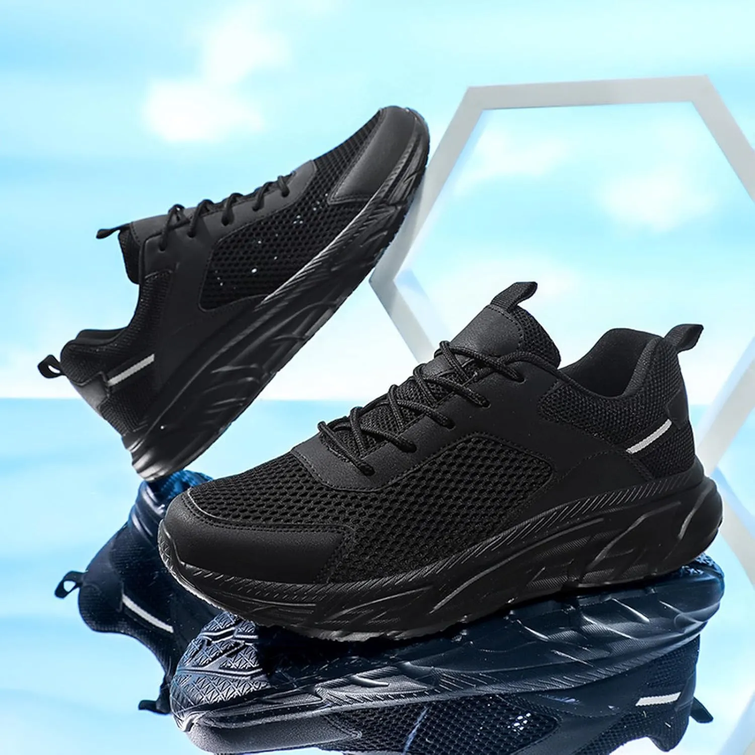 Lightweight Arch Support Sneakers for Men Non Slip Lightweight Workout Shoe Men's Stylish Lightweight Sneakers