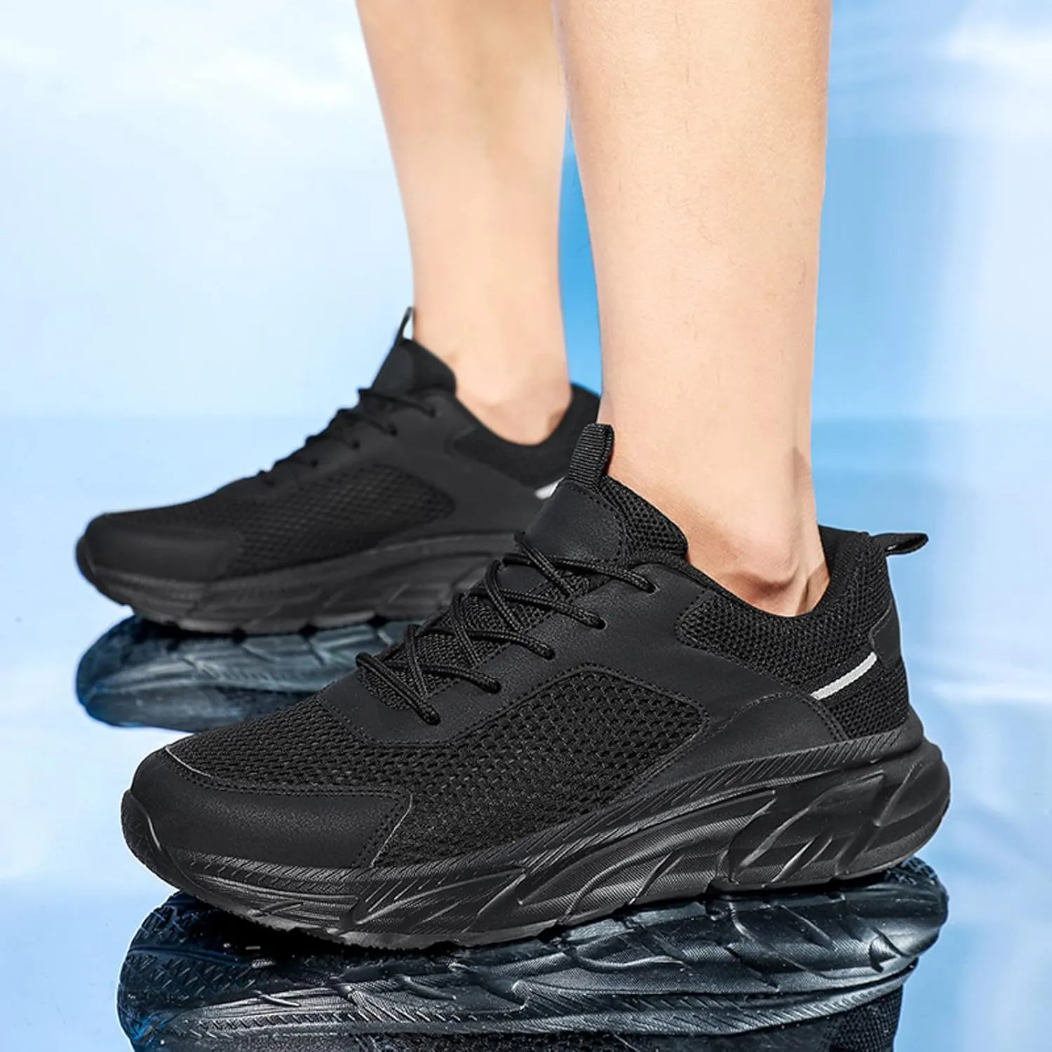 Lightweight Arch Support Sneakers for Men Non Slip Lightweight Workout Shoe Men's Stylish Lightweight Sneakers