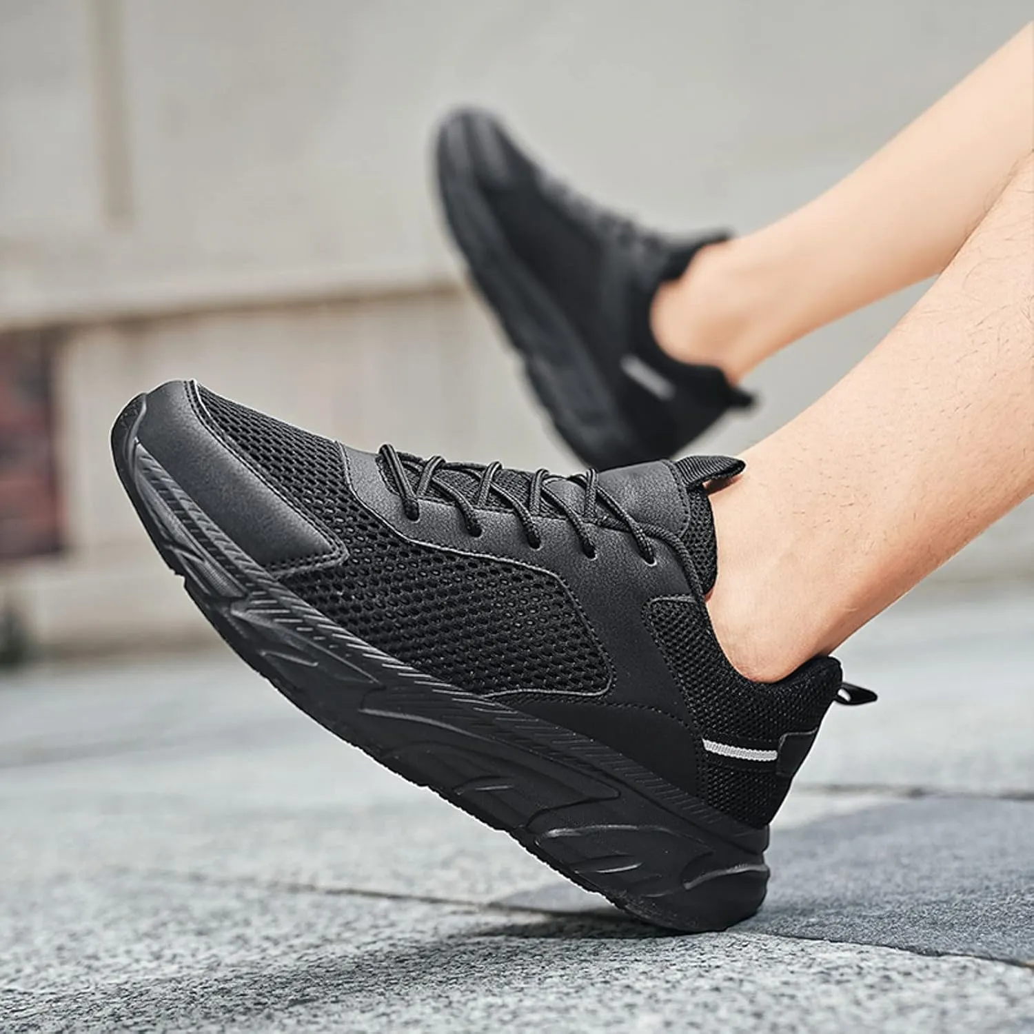 Lightweight Arch Support Sneakers for Men Non Slip Lightweight Workout Shoe Men's Stylish Lightweight Sneakers