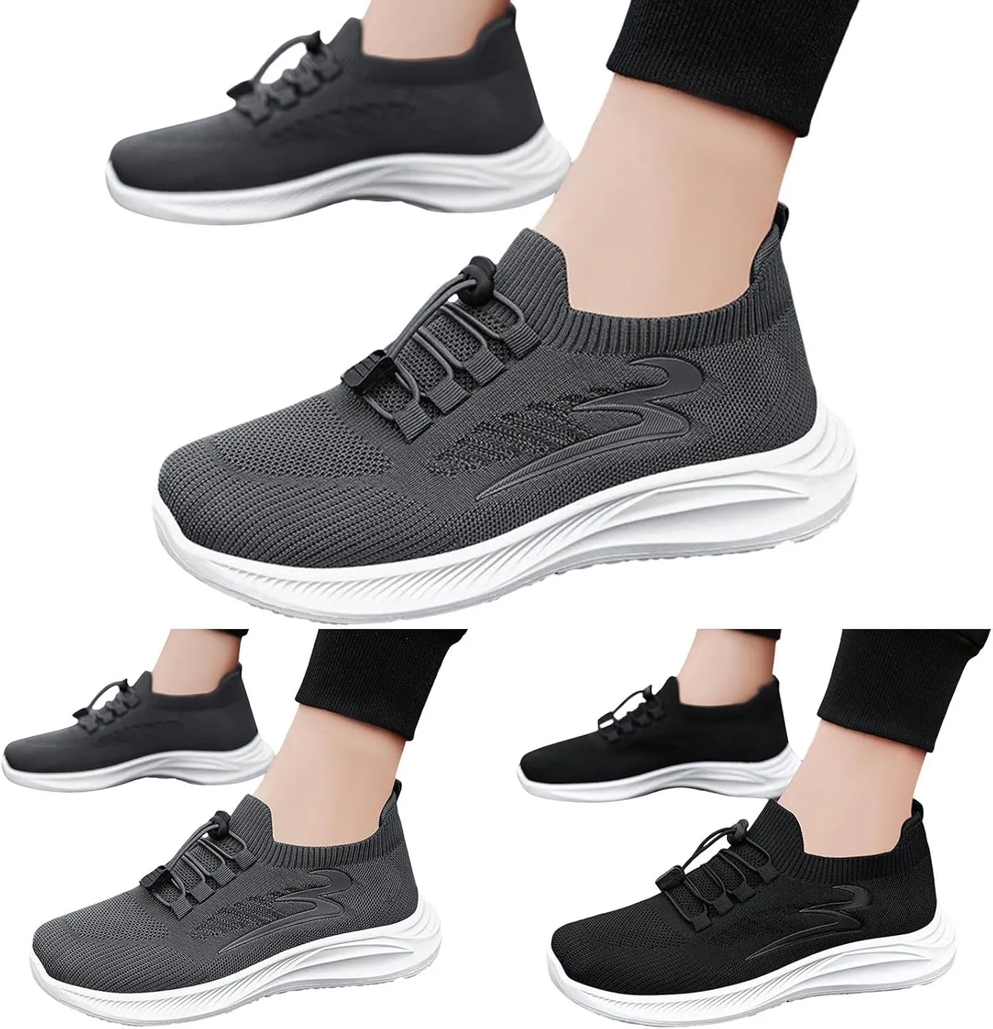 Lightweight Arch Support Sneakers for Men Non Slip Outdoor Running Sneaker Memory Foam Versatile Shoes for Men
