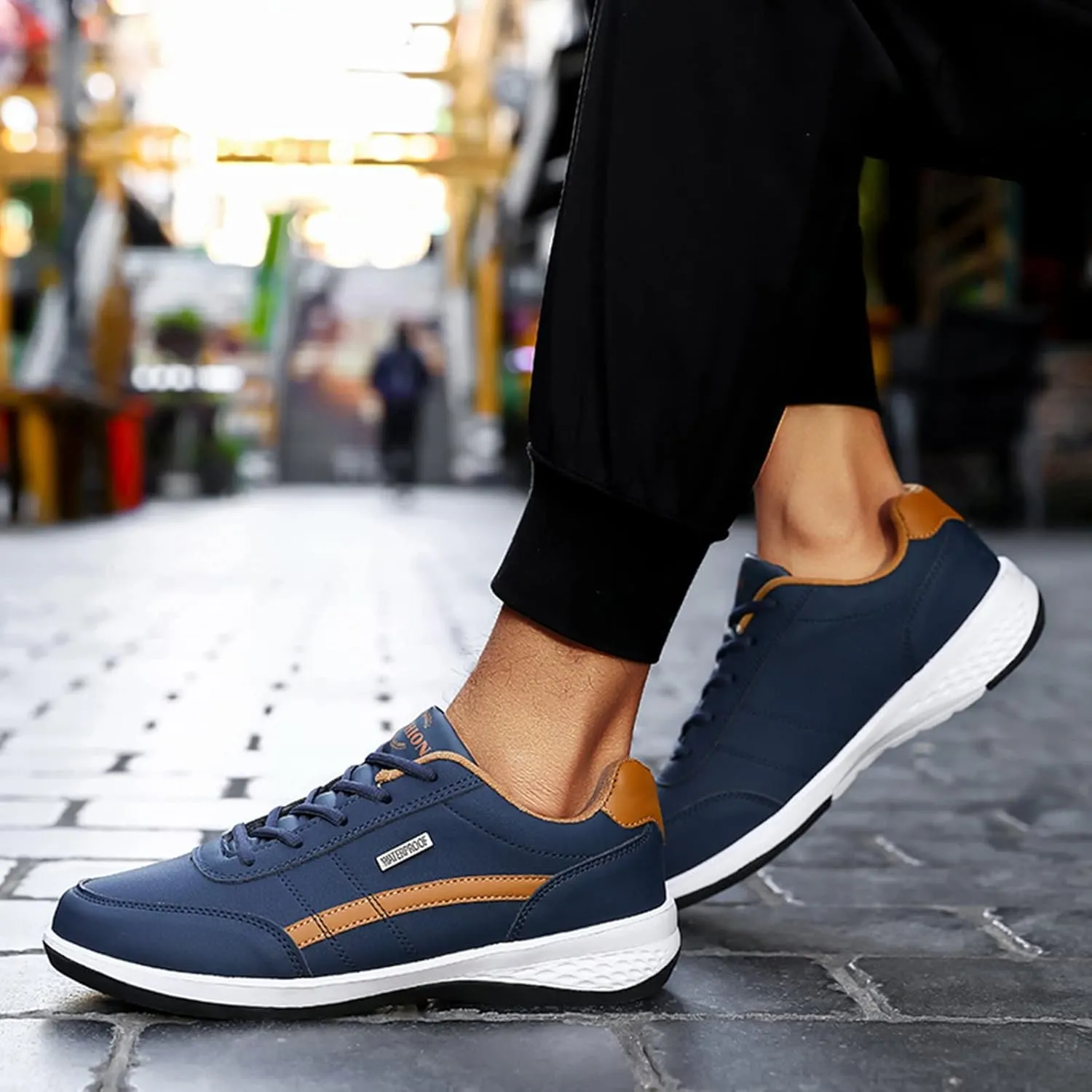 Lightweight Hiking Shoes for Men Casual Sneaker Mesh Breathable Walking Shoe Men's Lightweight Cushion Sneakers