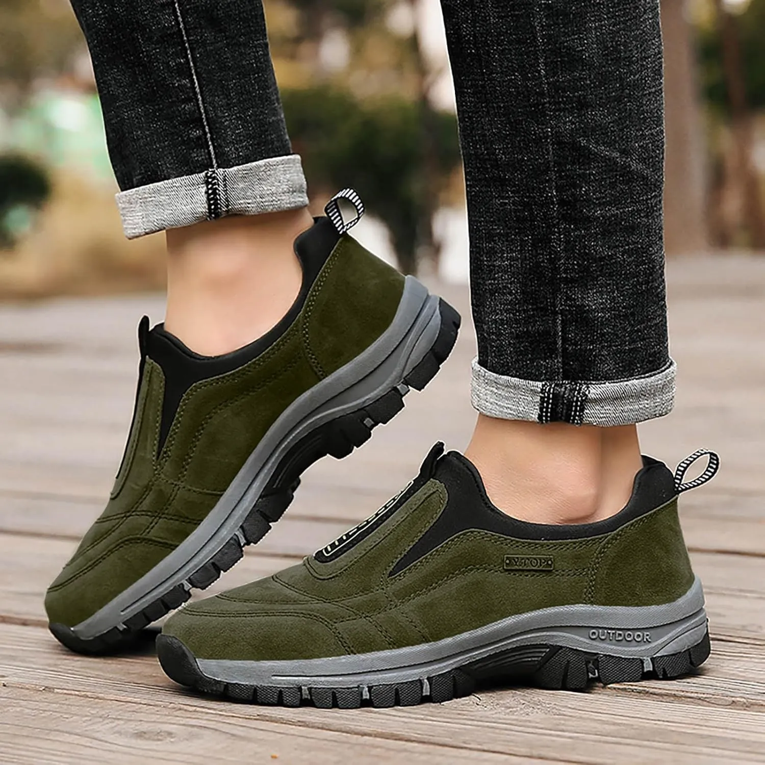 Lightweight Shoes Men's Foreign Trade Mountaineering Shoes Men's Spring and Summer Outdoor Slip Off Road