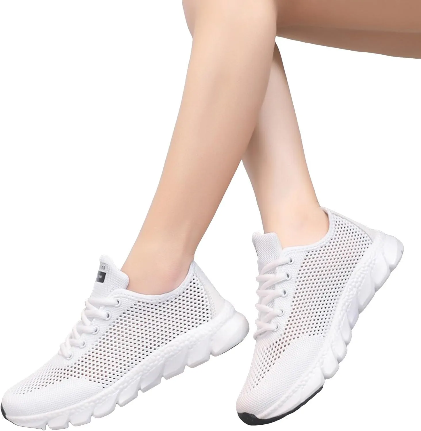 Lightweight Walking Tennis Shoes for Women Non Slip Cushion Fashion Running Tennis Shoes Versatile Dress Shoe