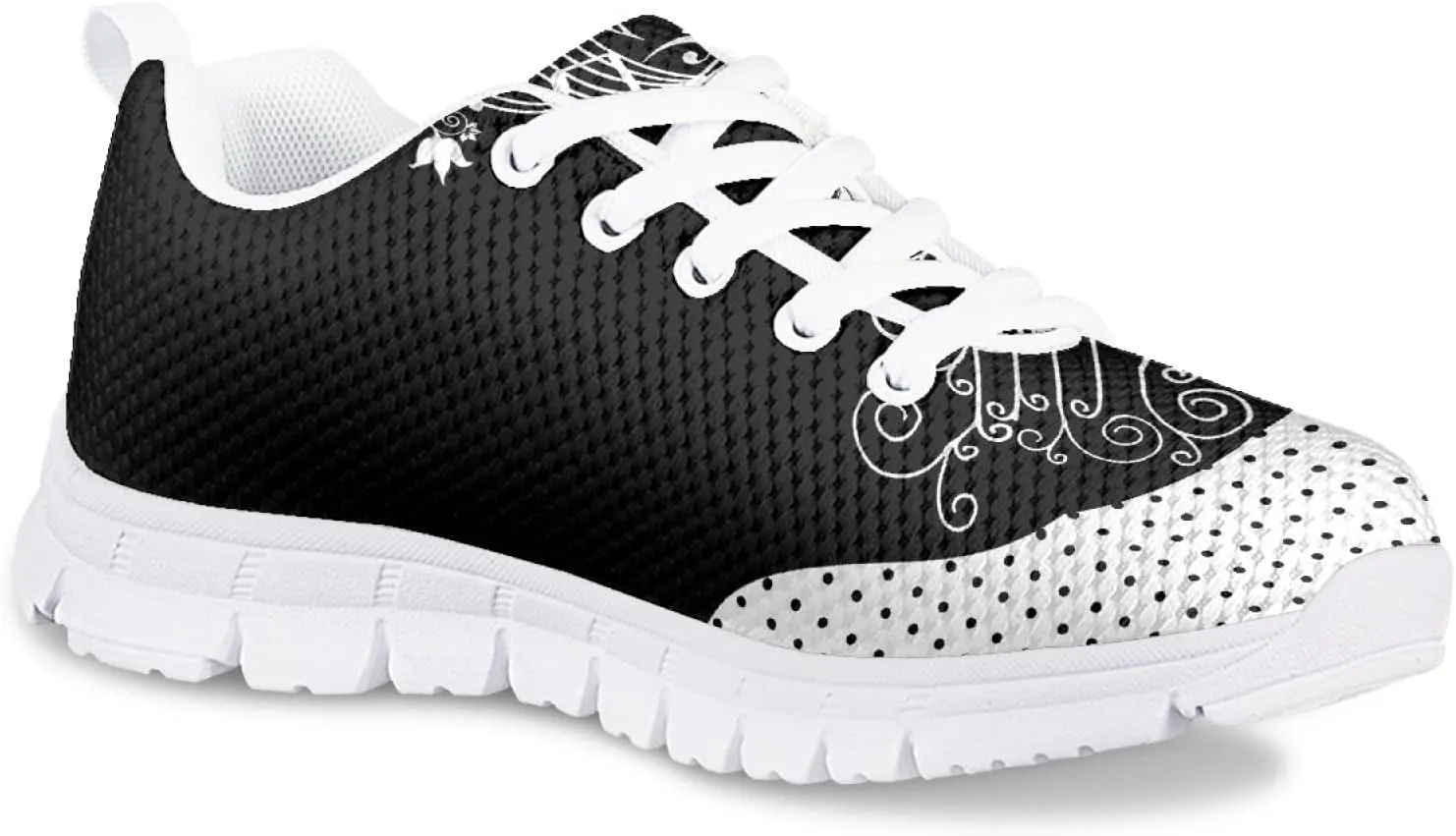 MARSVOVO Boys Girls Walking Shoes Non Slip Flexible Athletic Lightweight Breathable Printed Sneakers for Kids Most Comfortable Classic Printed Casual Fashion Non Slip Sport Kids Running Shoes