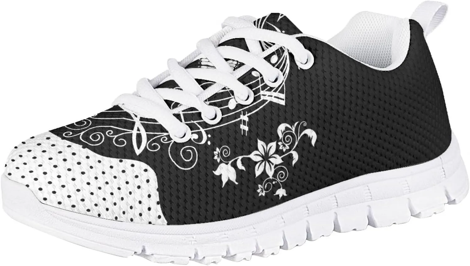 MARSVOVO Boys Girls Walking Shoes Non Slip Flexible Athletic Lightweight Breathable Printed Sneakers for Kids Most Comfortable Classic Printed Casual Fashion Non Slip Sport Kids Running Shoes